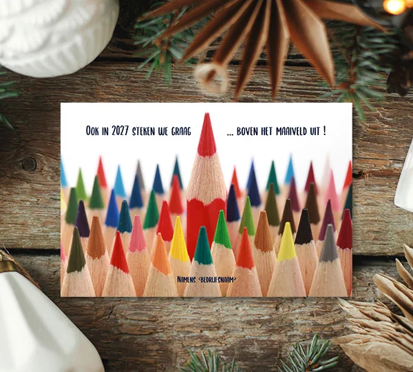 kerstkaart concept