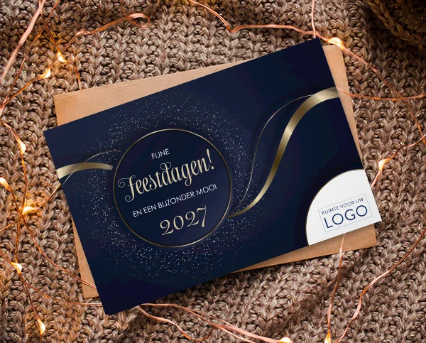 zakelijke kerstkaart met logo