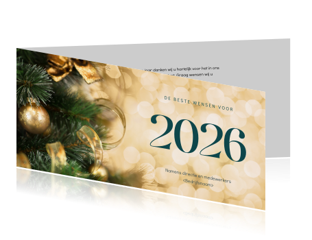 Kerstkaart 2024 en foto kerstboom